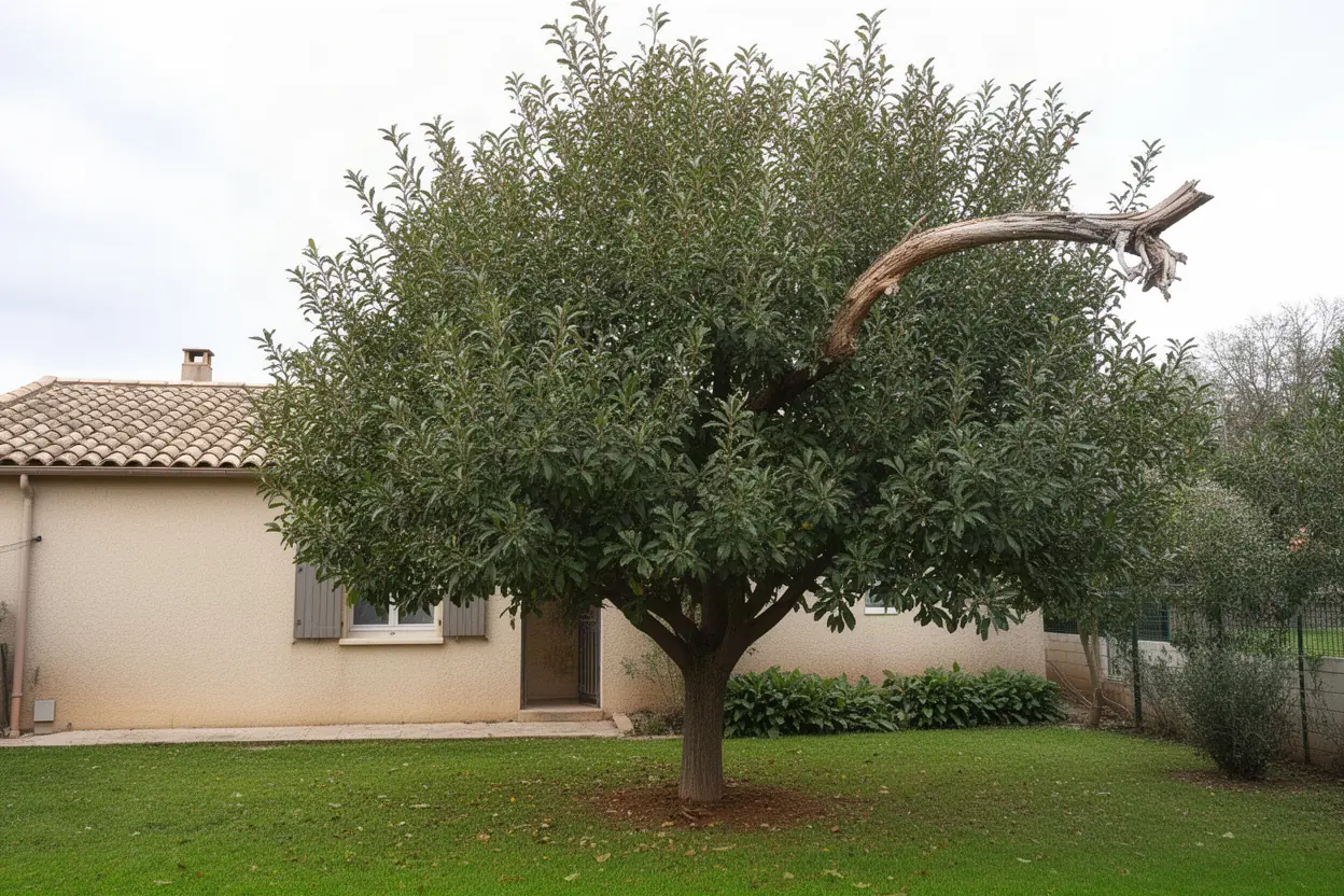 Démontage d’un arbre près d’une maison à Caumont-sur-Durance